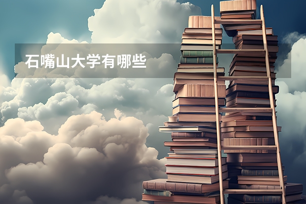 石嘴山大学有哪些