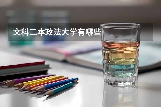 文科二本政法大学有哪些