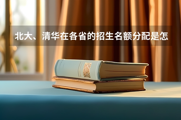 北大、清华在各省的招生名额分配是怎样的？（安徽省，各高校强基计划分省招生计划？）