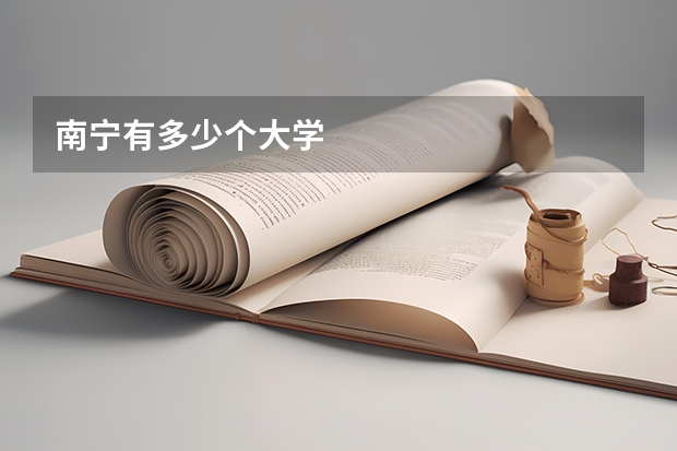 南宁有多少个大学