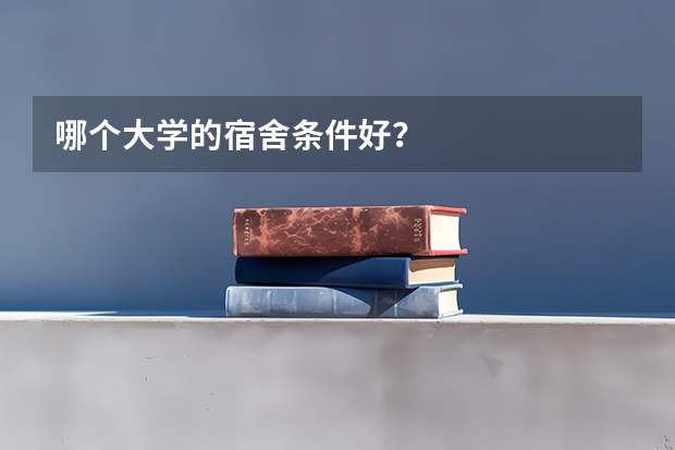 哪个大学的宿舍条件好？