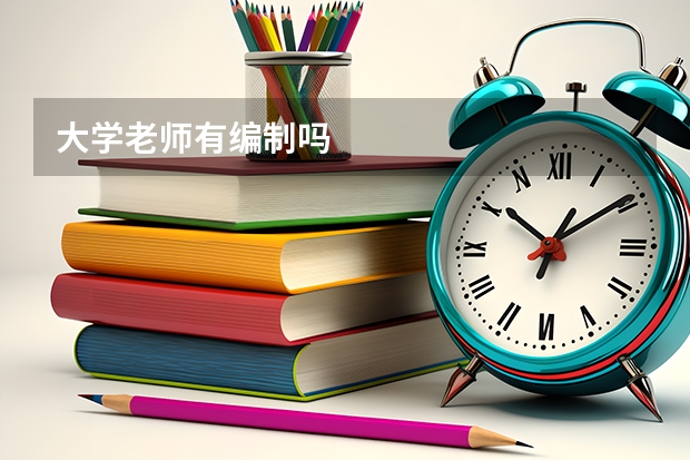 大学老师有编制吗