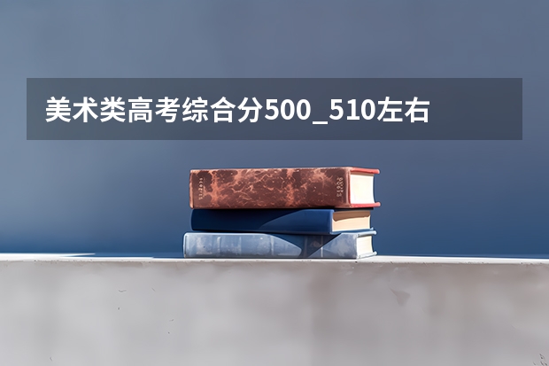 美术类高考综合分500_510左右，有什么综合公办一本大学上？