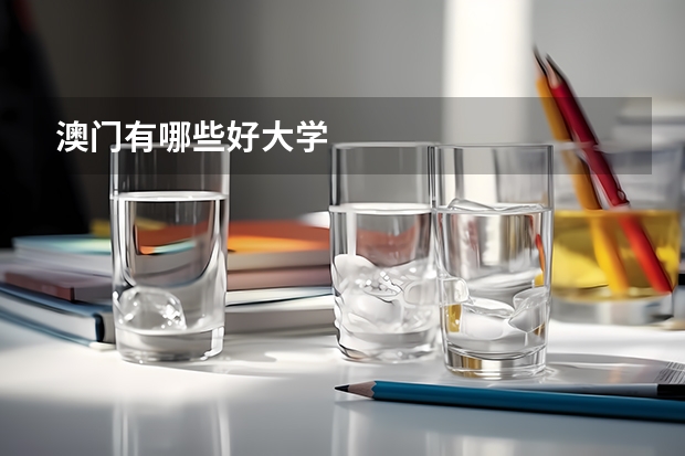 澳门有哪些好大学