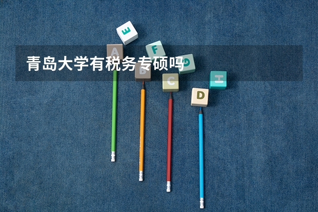 青岛大学有税务专硕吗