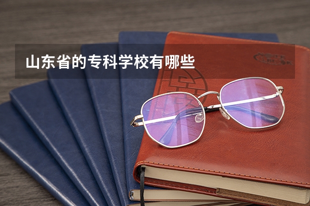 山东省的专科学校有哪些