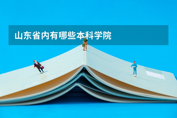 山东省内有哪些本科学院
