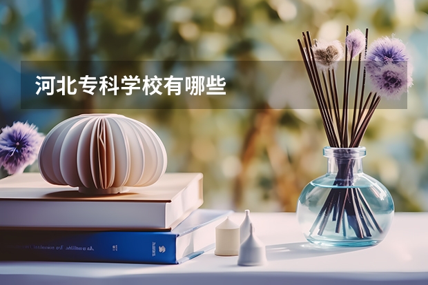河北专科学校有哪些