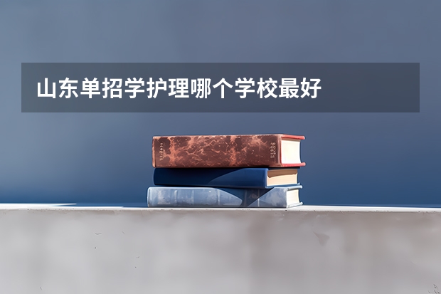 山东单招学护理哪个学校最好