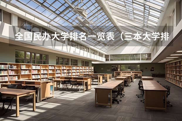 全国民办大学排名一览表（三本大学排名榜 全国最好的三本学校）
