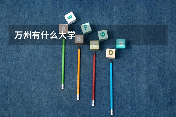 万州有什么大学