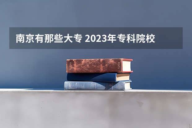 南京有那些大专 2023年专科院校实力排名