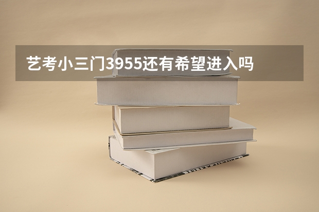 艺考小三门39.55还有希望进入吗