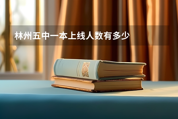 林州五中一本上线人数有多少