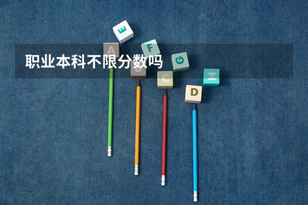 职业本科不限分数吗
