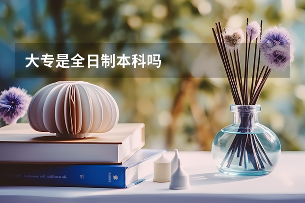 大专是全日制本科吗
