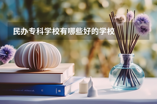 民办专科学校有哪些好的学校