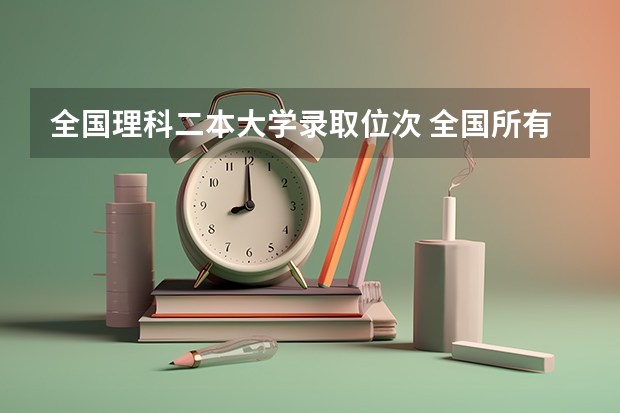全国理科二本大学录取位次 全国所有公办二本大学及分数