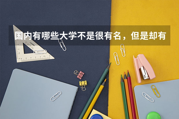 国内有哪些大学不是很有名，但是却有很牛的专业的？
