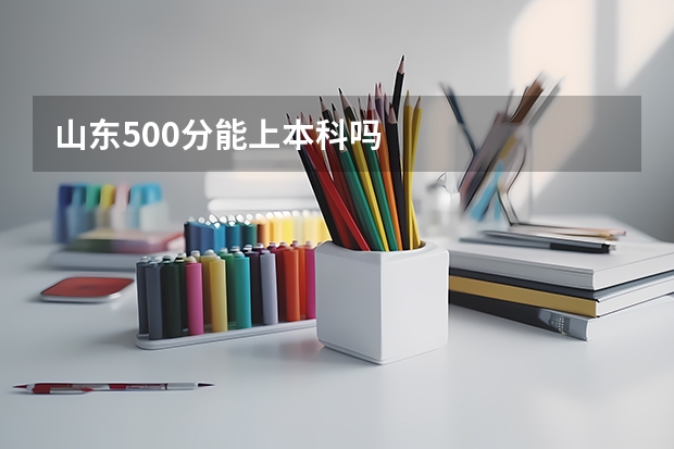 山东500分能上本科吗