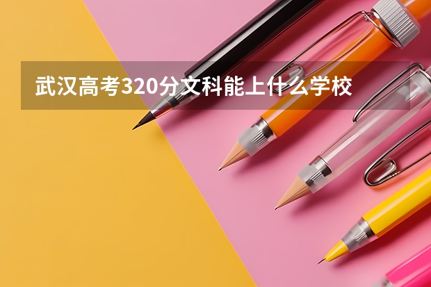 武汉高考320分文科能上什么学校
