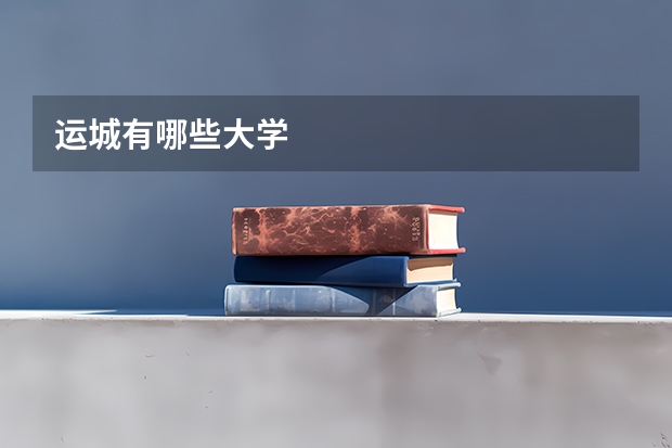 运城有哪些大学
