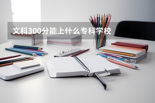 文科300分能上什么专科学校
