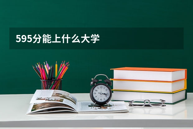 595分能上什么大学