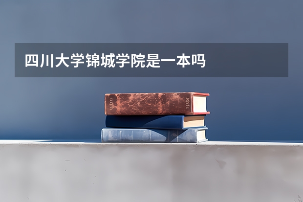 四川大学锦城学院是一本吗