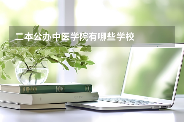 二本公办中医学院有哪些学校