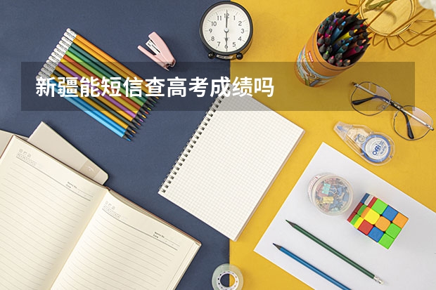 新疆能短信查高考成绩吗