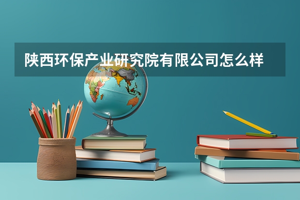 陕西环保产业研究院有限公司怎么样