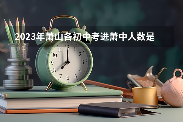 2023年萧山各初中考进萧中人数是多少？