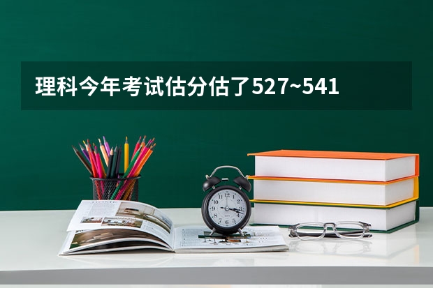 理科今年考试估分估了527~541分,想报西安建筑科技大学,有把握吗?在西安还有哪个大学可以选择?