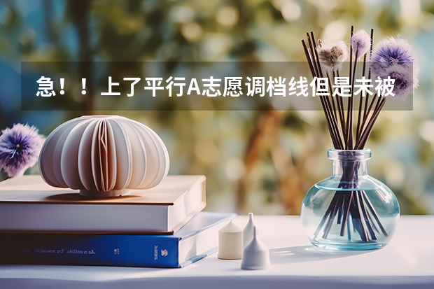 急！！上了平行A志愿调档线但是未被所报专业录取，且不服从调配，那被退档后怎么办（请看详细）