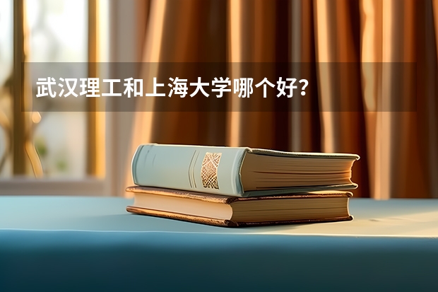 武汉理工和上海大学哪个好？
