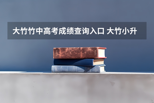 大竹竹中高考成绩查询入口 大竹小升初竹中A1到A4分数