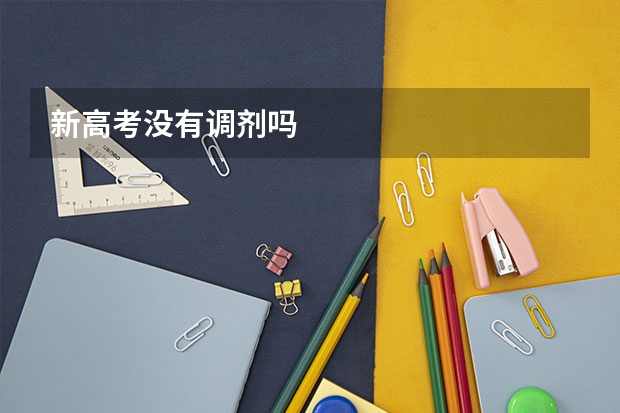 新高考没有调剂吗
