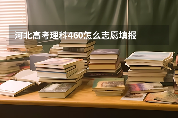 河北高考理科460怎么志愿填报