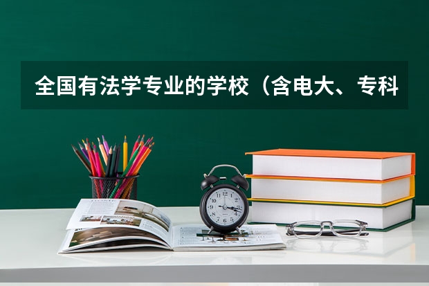 全国有法学专业的学校(含电大、专科、函授)最好给院系名称 排名前28名的法学高校
