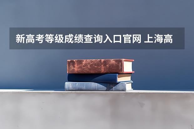 新高考等级成绩查询入口官网 上海高考成绩查询系统入口官网