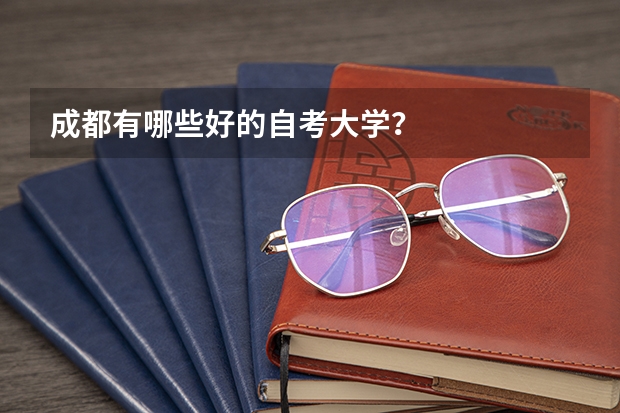 成都有哪些好的自考大学？