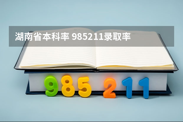 湖南省本科率 985211录取率