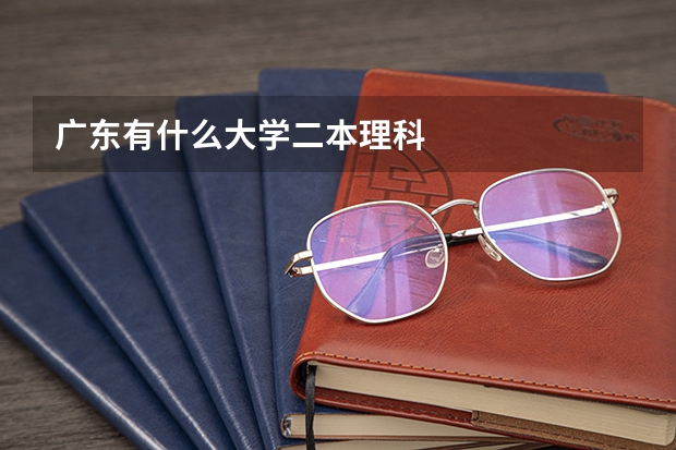 广东有什么大学二本理科