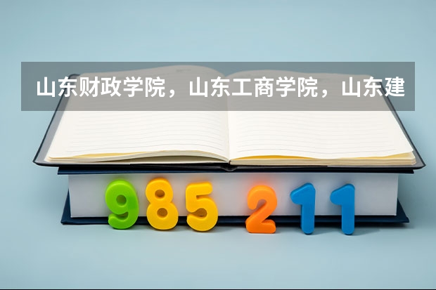 山东财政学院，山东工商学院，山东建筑大学，山东交通学院，山东经济学院，，山东理工大学哪个好呢？