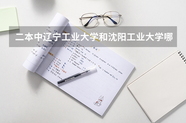 二本中辽宁工业大学和沈阳工业大学哪个好？