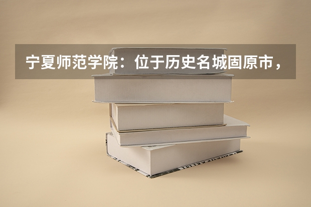 宁夏师范学院：位于历史名城固原市，是宁夏唯一的师范类本科院校（全国比较好的三本院校）