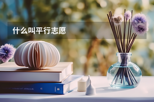 什么叫平行志愿