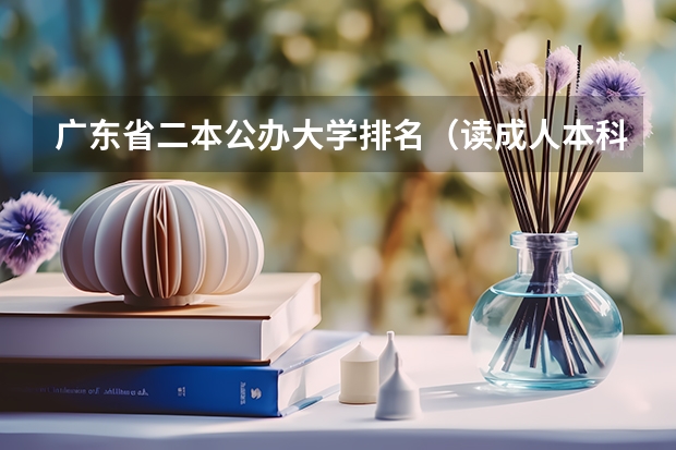 广东省二本公办大学排名（读成人本科江门电大好还是五邑大学）