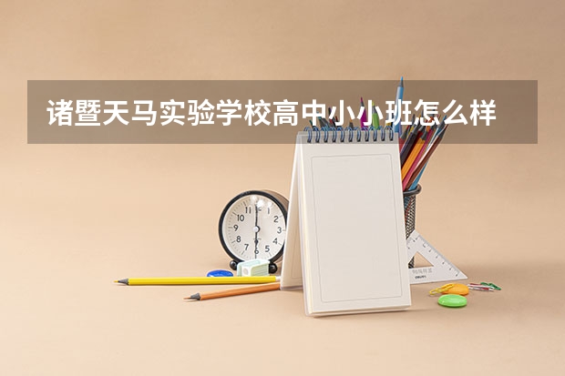诸暨天马实验学校高中小小班怎么样
